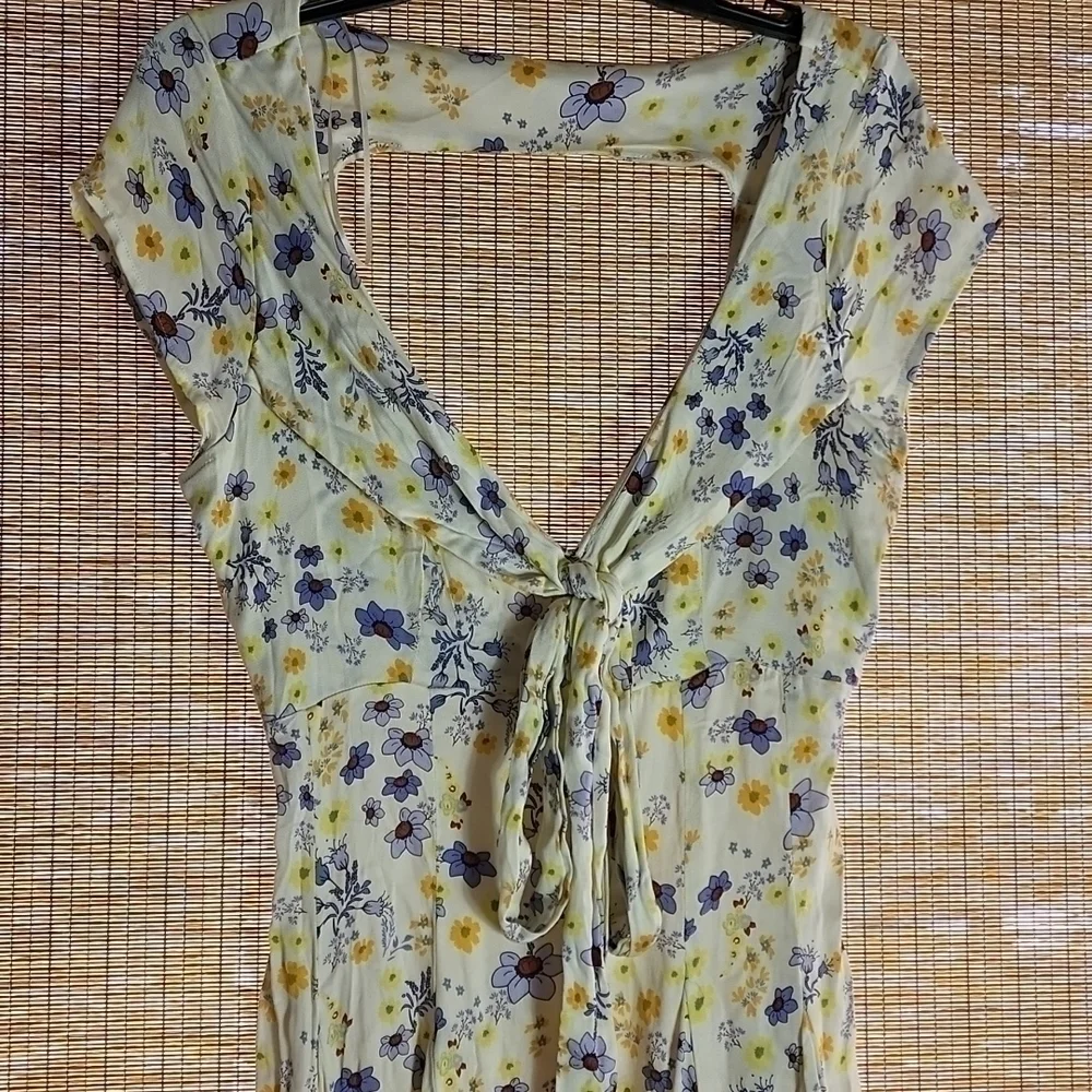 NWOT Free people Floral Mini Dress Junior Size - Picture 4 of 4